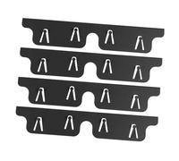 Abaodam 4pièces Cache-espaces Latéraux De Cuisinière Entre La Cuisinière Plan De Travail Bouche-pores De Cuisine Protection Espace De Comptoir De