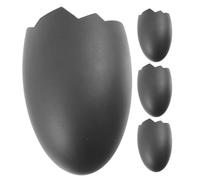 Abaodam 4pièces Grotte pour Reptiles et Dragon Barbu Cachette Forme de Coquille Œuf pour Terrarium Abri Souterrain pour Amphibiens et Serpent Petit Animal