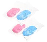 Abaodam 4pièces Kit De Moulage De Prise De Mains Souvenir Rose Et Bleue Pour Baptême Et Anniversaire