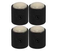 Abaodam 4Pièces Lot de Boutons de Du Volume pour Guitare Électrique et Basse Design Élégant Parfait pour Performances et Enregistrements Couleur Blanche Minimaliste