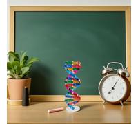 Abaodam 4pièces Modèle de Double Hélice Adn à Assembler Kit Pédagogique pour Étudiants Outil Apprentissage Structure Moléculaire