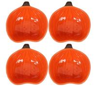 Abaodam 4pièces pour Hamster Céramique Design Forme De Citrouille pour Petits Animaux comme Cochon Et Rat