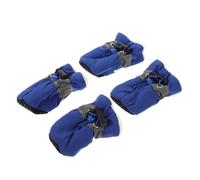 Abaodam 4Pièces Reflective Outdoor Pet Booties Non Slip Dog and Cat Shoes for Winter Warmth