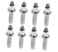 Abaodam 5 Ensembles Embouts De Canne Acier Au Tungstène Pack De Accessoires pour Bâtons De Randonnée Antidérapants Et pour Trekking Et Alpinisme 8 Pièces * 5