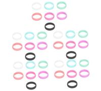 Abaodam 5 Ensembles Silicone Pour Anneaux Ergonomiques Réglables Accessoire Pour Force De Préhension Dextérité Doigts 7 Pièces * 5