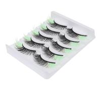 Abaodam 5 Paires de Faux Cils en Matière Synthétique Doux et Naturels, Extensions de Cils Pratiques à Porter Effet Œil de Biche Naturel
