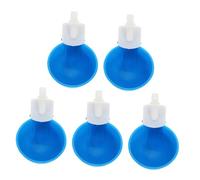 Abaodam 5 Pièces Abreuvoir Automatique pour Poules de Tasses Remplaçables Distributeur Eau Multifonctionnel pour Volaille Design Unique Pratique pour Pigeons Poulets