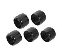 Abaodam 5 Pièces Accessoire de Verrouillage Support Sécurisé pour Canne en Métal Noir Collet Fileté de Précision et Verrouillage Interne et Installation Facile pour Sorties de Soins