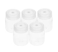 Abaodam 5 Pièces Bouteille de Culture tissulaire récipient de Voyage pour liquides flacons de réactifs conteneurs de Laboratoire Plastique Transparent