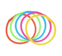 Abaodam 5 Pièces Bracelet Croix Bijoux De Couple Bracelets Élastiques Couple Bijoux En Silicone Bandes De Poignet En Caoutchouc Bandes De Poignet Colorées Gel De Silice