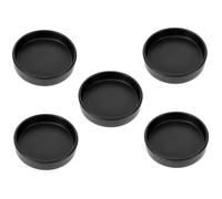 Abaodam 5 Pièces Céramique Mate pour Pots de Fleurs Support Rond de Drainage pour Plantes Intérieur Extérieur pour Protéger Votre Format