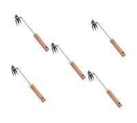 Abaodam 5 Pièces Outils de désherbage poignée Suppression Manuel désherbeur Les Professionnels remettent la Main à Nouveau Creuser Plus profondément Métal