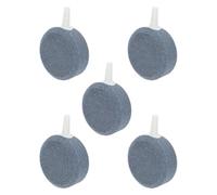 Abaodam 5 Pièces Pierre à Air Aquarium Diffuseur Oxygène Rond Bulleur pour Poisson et Lavable