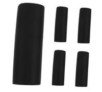 Abaodam 5 Pièces Poignée de Corde de remorquage Chien Harnais Laisse pour Animaux de Compagnie mener Petit Dog Leash antidérapant Manches éponge Accessoires de Laisse de Compagnie Black