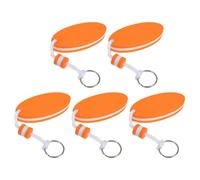 Abaodam 5 Pièces Porte-clés Planche de Surf Flottant en Eva Orange pour