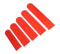 Abaodam 5 pièces Protection Guide Tronçonneuse Plastique Housses Résistantes Aux Éraflures et Intempéries Couvre-Barre Facile à Installer Protège Chaîne et Prévient