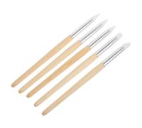 Abaodam 5 pièces Stylo de Nettoyage Plastique pour Cadrans de Montre Brosse Anti-Rayures Portable pour Mouvements et Verres Outil Réparation Montres Domestique et Horlogers