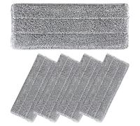 Abaodam 5 Pièces Tête de Balai de Rechange en Fibre pour Tissu à Fixation | Tissu Absorbant L'eau, Accessoires pour Balais, Nettoyage des Murs et Vitres