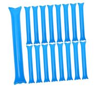 Abaodam 50 Bâtons d'Encouragement Gonflables Bleus en PE Légers et Portables pour Événements Sportifs et Cheerleading Lot de 50 Pièces Engins Sonores pour Basketball Football et