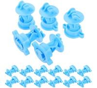 Abaodam 50 Isolateurs pour Fil de Clôture Électrique en Polypropylène, Accessoires pour Clôtures Agricoles, Isolation Haute Tension pour Systèmes de Grille, Lot de 50 Pièces pour Ferme