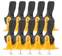 Abaodam 50 Pièces Aiguille Acier Clips de Nivellement 1,5mm pour Carrelage | Plastique Robuste, Pose au Sol et Murale, Stabilité Solide, Accessoire pour Carreaux Céramiques
