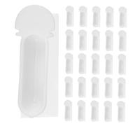 Abaodam 50 Pièces Bird Cage Feeder Cups with Plastic Hanging Feeding Dishes for Parakeets Finches Parrots Easy Refill and Spill Resistant Bird Cage Accessories