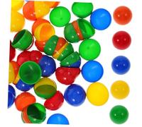 Abaodam 50 pièces Boules de Tirage Plastique Colorées pour Tombola et Jeux Animation Légères et Durables Accessoires de Fête et Divertissement