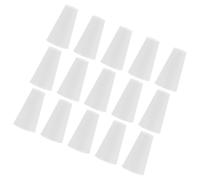 Abaodam 50 Pièces Boutons de Cordon en Plastique Blanc, Prise Confortable | Finition Blanche Lisse, Design Fileté Sobre, pour Cordons de Stores à Enrouleur et Languettes de Moustiquaire
