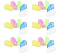 Abaodam 50 Pièces Étui de Protection Brosse à Dents Portable Couvre-têtes avec Ventilation pour Voyages Protection Hygiénique Légère et Compatible Toutes Accessoire Essentiel pour Famille