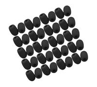 Abaodam 50 pièces Housses Mousse pour Microphone Bonnette Éponge Confortable pour Micro Lavalier et Casque Filtre Bruit et Protection Compatible avec Divers Appareils