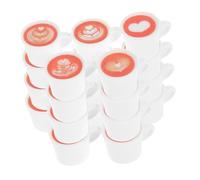Abaodam 50 Pièces Miniature Resin Cups Set for Dollhouse Kitchen Accessories Tiny Drink Tableware for Creative Decor and DIY Crafts