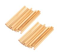 Abaodam 50 Pièces Tubes Naturels pour Abeilles Inserts de Abeilles et Pratiques pour Apiculture pour Jardinage Pollinisation