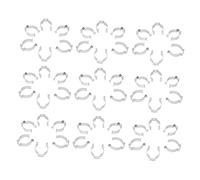 Abaodam 50pièces Pince pour Tube De Lumière LED Support De Clips u Pinces pour Tubes LED pour pour Ampoules