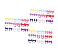 Abaodam 54pièces à Cheveux Noeud Pour Et Accessoires De Coiffure Grosgrain Pour Pigtails Et Queue De Cheval Aléatoires