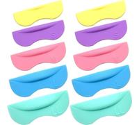 Abaodam 5paires Coussinets Silicone pour Permanente de Cils Tampons Non Pelucheux Réutilisables Accessoires de Salon pour Rehaussement et Repli des Cils