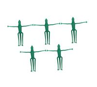 Abaodam 5pièces Attaches De Câble Animal pour Branches Arbre Support De Plante Fixation pour Jardin Et Parc Vert Style Lézard