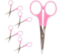 Abaodam 5pièces Lot Ciseaux Courbés pour Broderie Acier Inoxydable Ciseaux de Couture Tailleur Lames Précises pour Coupe Fil et Travaux de Broderie Couleur Aléatoire