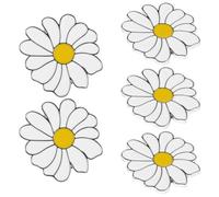 Abaodam 5pièces Lot de Broches Marguerite Broches Décoratives en Émail pour Vêtements Chapeaux et Sacs pour Robes ou Pulls