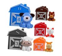 Abaodam 5Pièces Marionnettes à Doigts Animaux Colorées pour Jeux Éducatifs Parents Garçon Fille de Contes et Imitation pour Garçon Fille