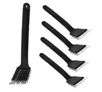 Abaodam 5pièces Nettoyeur De Cage à Oiseaux avec Brosse Et Grattoir Kit De Nettoyage pour Fientes Outil De Nettoyage Acier Inoxydable pour Cage à Perroquets