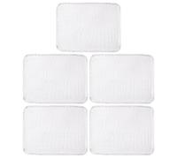 Abaodam 5pièces Tapis de Cuisson Jetable Maille pour Barbecue Extérieur Antiadhésif et Aluminium Alimentaire