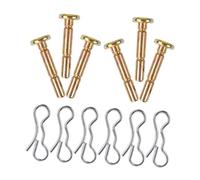 Abaodam 6 Ensembles Goupilles de Cisaillement Inoxydable pour Déneigeuse Accessoires de Remplacement Pratiques Durables