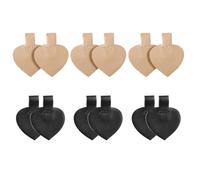 Abaodam 6 Paires de Coussinets Protection Confort pour Chaussures Adhésifs en Pu Antidérapants et Invisibles pour Talons Hauts Femmes pour Danser