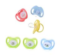 Abaodam 6 Pièces apaiser la bouche babies toy bleigießen anneaux de dentition pour bébé sucette pour bébé jouet apaisant pour enfants jouet d'apaisement nouveau-né Gel de silice