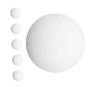Abaodam 6 pièces Balles de Football de Table Blanches à Finition pour Remplacement Accessoires de Football de Table Intérieur Extérieur Amélioré et Jeu