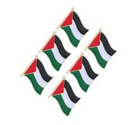 Abaodam 6 pièces Broche Drapeau Alliage Pin National Métal pour Vêtements Sacs Accessoires Badge Décoratif à Épreuve Du