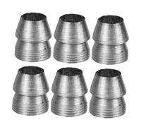 Abaodam 6 Pièces Coin Wedge Métallique pour Outils de Jardinage Renforcement pour pour Projets DIY Activités Extérieures