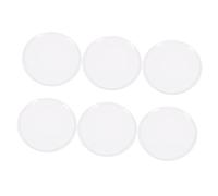 Abaodam 6 Pièces Coupelle de Pot de Fleurs Plastique de Saucers Ronds pour Plantes Base de Drainage Durable pour Intérieurs et Extérieurs Protection Sol et Bureau