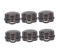Abaodam 6 pièces Couvercles de Sécurité pour Boutons de Cuisinière Lot de Protection pour Bruleur de Gaz et Four Accessoires pour Prévenir Accidents