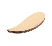 Abaodam 6 Pièces de Marque-pages Vierges en Bambou, Matériau Plastique Résistant, Facile à Écrire, pour DIY et Étiquettes Suspendues, Format Pratique pour Fournitures Scolaires